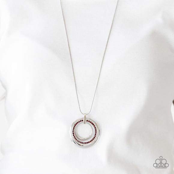 Gorgeous Silver And Red Necklace | Poshmark